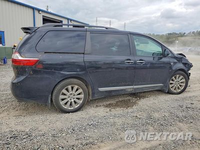 Trzecie zdjęcie samochodu z tyłu: 2016 TOYOTA SIENNA XLE 7-PASSENGER VIN:5TDDK3DC4GS136785 - miniatura