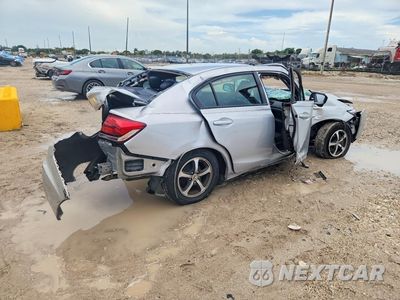 Trzecie zdjęcie samochodu z tyłu: 2015 HONDA CIVIC SE VIN:19XFB2F79FE112090 - miniatura