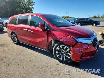 Czwarte zdjęcie samochodu z boku: 2024 HONDA ODYSSEY EXL VIN:5FNRL6H67RB020741 - miniatura