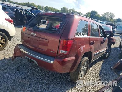 Trzecie zdjęcie samochodu z tyłu: 2007 JEEP GRAND CHEROKEE LIMITED VIN:1J8HR58247C634862 - miniatura