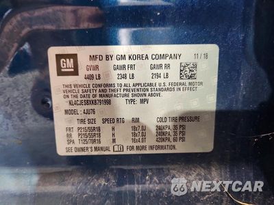 Zdjęcie 13 z 13 samochodu: 2019 BUICK ENCORE PREFERRED VIN:KL4CJESBXKB791998 - miniatura