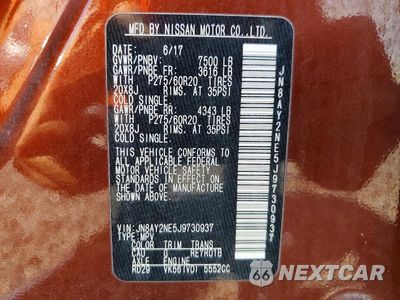 Zdjęcie 13 z 13 samochodu: 2018 NISSAN ARMADA PLATINUM VIN:JN8AY2NE5J9730937 - miniatura