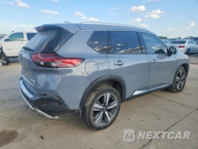 Trzecie zdjęcie samochodu z tyłu: 2022 NISSAN ROGUE PLATINUM VIN:JN8BT3DC1NW119156 - miniatura