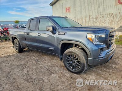 Czwarte zdjęcie samochodu z boku: 2019 GMC SIERRA K1500 ELEVATION VIN:1GTR9CED1KZ225391 - miniatura