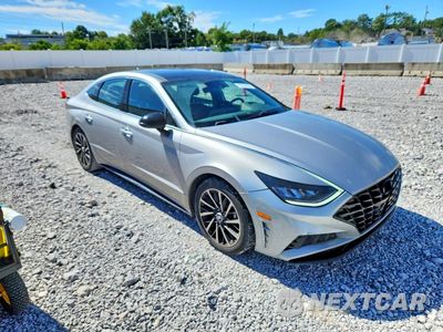 Czwarte zdjęcie samochodu z boku: 2020 HYUNDAI SONATA SEL PLUS VIN:5NPEJ4J21LH030156 - miniatura