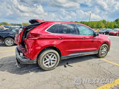 Trzecie zdjęcie samochodu z tyłu: 2022 FORD EDGE SEL VIN:2FMPK4J95NBB10752 - miniatura
