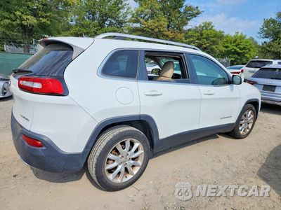 Trzecie zdjęcie samochodu z tyłu: 2016 JEEP CHEROKEE LIMITED VIN:1C4PJLDB5GW165154 - miniatura