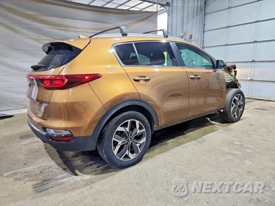 Trzecie zdjęcie samochodu z tyłu: 2020 KIA SPORTAGE EX VIN:KNDPNCAC1L7702320 - miniatura