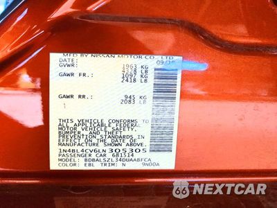 Zdjęcie 13 z 13 samochodu: 2020 NISSAN ALTIMA SR VIN:1N4BL4CV6LN305305 - miniatura