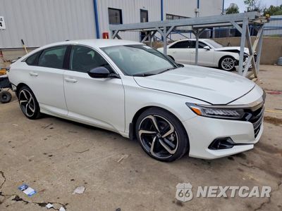 Czwarte zdjęcie samochodu z boku: 2022 HONDA ACCORD SPORT VIN:1HGCV1F32NA120827 - miniatura