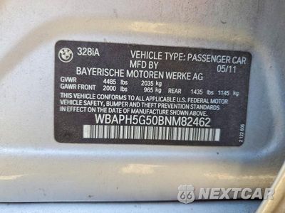Zdjęcie 12 z 12 samochodu: 2011 BMW 328 I SULEV VIN:WBAPH5G50BNM82462 - miniatura