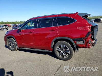 Drugie zdjęcie samochodu z przodu: 2021 TOYOTA HIGHLANDER HYBRID XLE VIN:5TDGBRCH3MS024326 - miniatura