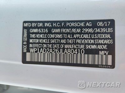 Zdjęcie 13 z 13 samochodu: 2018 PORSCHE CAYENNE GTS VIN:WP1AD2A26JLA80410 - miniatura