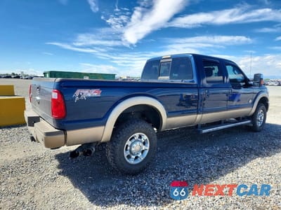 Trzecie zdjęcie samochodu z tyłu: 2013 FORD F350 SUPER DUTY VIN:1FT8W3BT3DEA74872 - miniatura