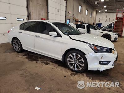Czwarte zdjęcie samochodu z boku: 2015 HONDA ACCORD SPORT VIN:1HGCR2F52FA200559 - miniatura