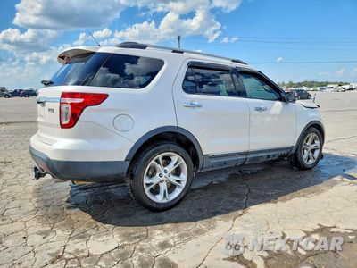 Trzecie zdjęcie samochodu z tyłu: 2015 FORD EXPLORER LIMITED VIN:1FM5K7F82FGB07097 - miniatura