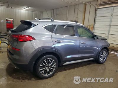 Trzecie zdjęcie samochodu z tyłu: 2020 HYUNDAI TUCSON LIMITED VIN:KM8J33AL5LU277953 - miniatura