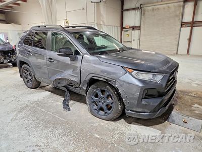 Czwarte zdjęcie samochodu z boku: 2021 TOYOTA RAV4 TRD OFF ROAD VIN:2T3S1RFV4MW164141 - miniatura