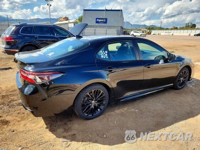 Trzecie zdjęcie samochodu z tyłu: 2021 TOYOTA CAMRY SE NIGHTSHADE VIN:4T1G11BK8MU030096 - miniatura