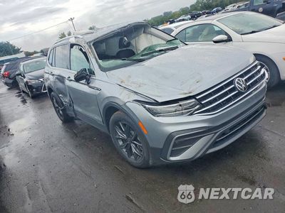 Czwarte zdjęcie samochodu z boku: 2022 VOLKSWAGEN TIGUAN SE VIN:3VV2B7AX9NM165283 - miniatura