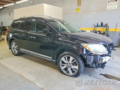 Czwarte zdjęcie samochodu z boku: 2014 NISSAN PATHFINDER S VIN:5N1AR2MM9EC637893 - miniatura