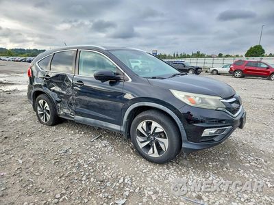 Czwarte zdjęcie samochodu z boku: 2016 HONDA CR-V TOURING VIN:5J6RM4H91GL051516 - miniatura