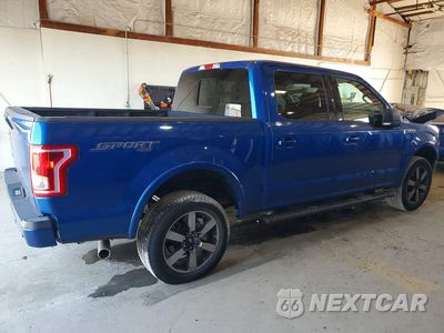 Trzecie zdjęcie samochodu z tyłu: 2017 FORD F150 SUPERCREW VIN:1FTEW1EF2HFA73130 - miniatura