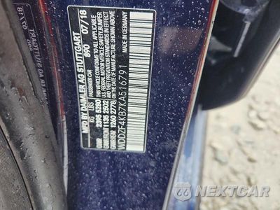 Zdjęcie 12 z 12 samochodu: 2019 MERCEDES-BENZ E 300 4MATIC VIN:WDDZF4KB7KA516791 - miniatura