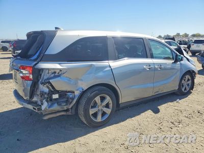 Trzecie zdjęcie samochodu z tyłu: 2019 HONDA ODYSSEY EXL VIN:5FNRL6H74KB012434 - miniatura