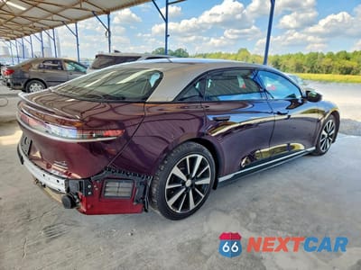 Trzecie zdjęcie samochodu z tyłu: 2023 LUCID MOTORS AIR TOURING VIN:50EA1TEAXPA004478 - miniatura