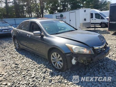 Czwarte zdjęcie samochodu z boku: 2012 HONDA ACCORD EXL VIN:1HGCP2F86CA153726 - miniatura