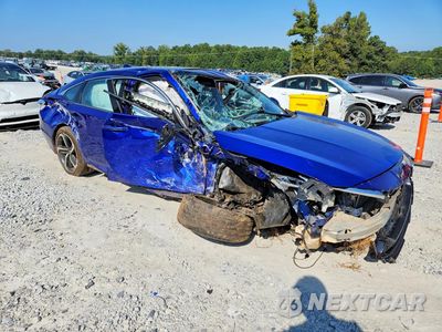 Czwarte zdjęcie samochodu z boku: 2018 HONDA ACCORD SPORT VIN:1HGCV2F3XJA048243 - miniatura