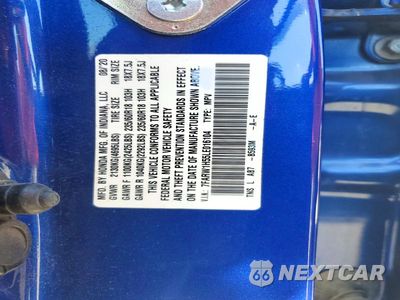 Zdjęcie 13 z 13 samochodu: 2020 HONDA CR-V EX VIN:7FARW1H55LE016104 - miniatura