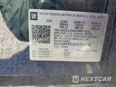 Zdjęcie 13 z 13 samochodu: 2018 CHEVROLET SILVERADO K1500 CUSTOM VIN:3GCUKPEC4JG340031 - miniatura