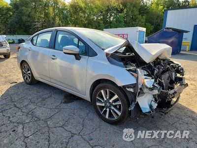 Czwarte zdjęcie samochodu z boku: 2021 NISSAN VERSA SV VIN:3N1CN8EVXML833575 - miniatura