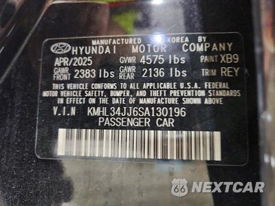 Zdjęcie 12 z 12 samochodu: 2025 HYUNDAI SONATA HYBRID SEL VIN:KMHL34JJ6SA130196 - miniatura