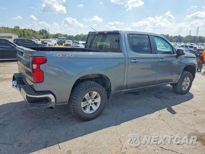 Trzecie zdjęcie samochodu z tyłu: 2020 CHEVROLET SILVERADO K1500 LT VIN:1GCUYDEDXLZ165177 - miniatura