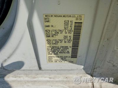Zdjęcie 14 z 14 samochodu: 2016 NISSAN NV2500 DELIVERY VAN VIN:1N6BF0LY2GN815853 - miniatura