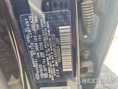 Zdjęcie 12 z 12 samochodu: 2023 HYUNDAI ELANTRA SE VIN:KMHLL4AG0PU531723 - miniatura