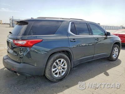 Trzecie zdjęcie samochodu z tyłu: 2021 CHEVROLET TRAVERSE LT VIN:1GNERGKW0MJ207288 - miniatura