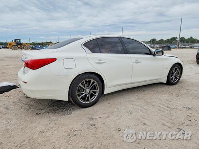 Trzecie zdjęcie samochodu z tyłu: 2017 INFINITI Q50 3.0T SIGNATURE EDITION VIN:JN1EV7AP9HM743016 - miniatura