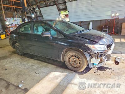 Czwarte zdjęcie samochodu z boku: 2015 HONDA CIVIC LX VIN:19XFB2F54FE262946 - miniatura