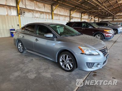 Czwarte zdjęcie samochodu z boku: 2014 NISSAN SENTRA SR VIN:3N1AB7AP6EY229141 - miniatura