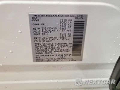 Zdjęcie 13 z 13 samochodu: 2024 NISSAN PATHFINDER PLATINUM VIN:5N1DR3DK7RC288577 - miniatura