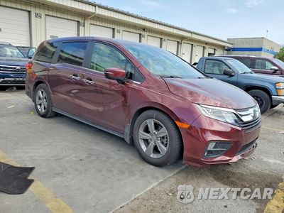 Czwarte zdjęcie samochodu z boku: 2018 HONDA ODYSSEY EXL VIN:5FNRL6H75JB046011 - miniatura
