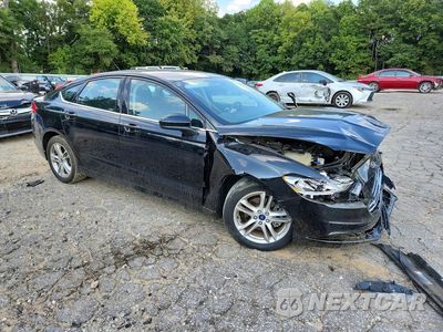 Czwarte zdjęcie samochodu z boku: 2018 FORD FUSION SE VIN:3FA6P0H74JR135030 - miniatura