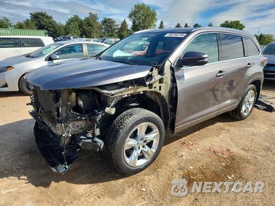 2015 TOYOTA HIGHLANDER LIMITED 5TDDKRFH7FS166079 - główne zdjęcie licytacji z USA - miniatura
