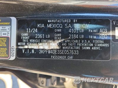 Zdjęcie 13 z 13 samochodu: 2025 KIA K4 GT LINE VIN:3KPFW4DE3SE057633 - miniatura