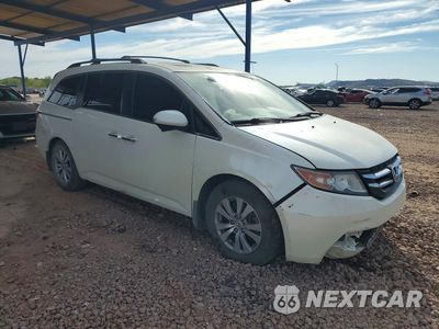 Czwarte zdjęcie samochodu z boku: 2014 HONDA ODYSSEY EXL VIN:5FNRL5H64EB037355 - miniatura