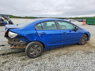 Trzecie zdjęcie samochodu z tyłu: 2014 HONDA CIVIC LX VIN:2HGFB2F51EH528833 - miniatura